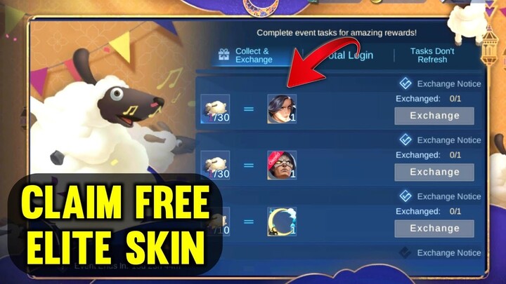 GET FREE ELITE SKIN MOBILE LEGENDS NEW EVENT | SAJIDCH GAMING