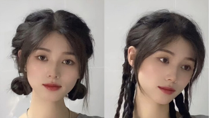 Dua gaya rambut imut dan segar untuk hari pertama sekolah～