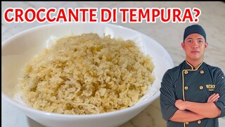 Come si fa la croccante di tempura o si chiamano TANUKI?