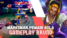 Pakek hero Bruno, sekali tendang nyawa musuh auto melayang 🤣