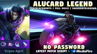 Alucard Obsidian Blade Legend Skin Script No Password | Full Voice & Full Effects | Mobile Legends