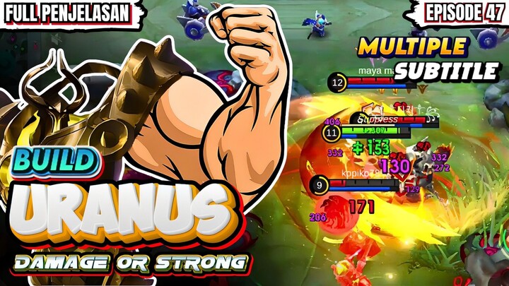 URANUS GAMEPLAY 🔴PERBANDINGAN URANUS DAMAGE ATAU KUAT || URANUS BEST BUILD 2024.MLBB/MOBILE LEGENDS