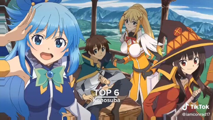 top 7 isekai anime