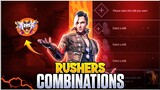 Best Character Combinations for Rusher || Cs Rank & Br Rank Best Skill Combination