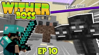 PATAYIN ANG WITHER BOSS | Minecraft Survival Series Ep 10 | Minecraft Bedrock Edition