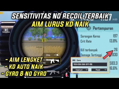 Sensitivitas Pubg Mobile 1 7 Terbaik No Recoil Kd Auto Naik Aim Lurus Banget Bstation