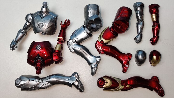 Zhongdong mk2 disassembly comparison review I am the coroner Uncle Mo's toy 159 Iron Man
