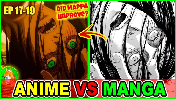 Foxen Anime vs Manga - Attack on Titan Season 4 | Attack on Eren Before Rumbling)