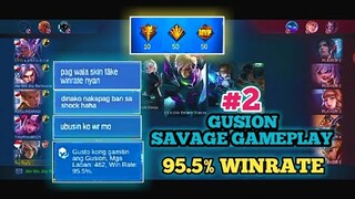 Gusion 95.5% Winrate Gameplay | NapaSubscribe Sila Sa Channel Ko