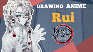 DRAWING ANIME RUI [ DEMON SLAYER, KIMETSU NO YAIBA] -VannArt