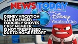 Disney Vacation Club Member Forcibly Shoves Cast Member, Is Not Trespassed Due To Home Resort