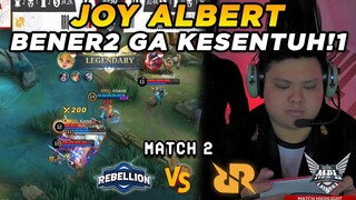 JOY ALBERT TERLALU GARANGG COY!! 1 VS 5 DIGAS TERUS GILEEE!! - RRQ vs RBL Match 2