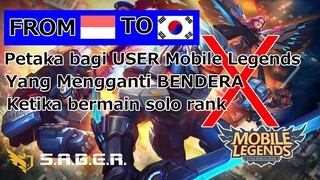PETAKA BAGI USER MOBILE LEGENDS YANG MENGGANTI BENDERA NEGARA ketika solo rank