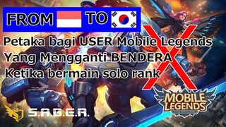 PETAKA BAGI USER MOBILE LEGENDS YANG MENGGANTI BENDERA NEGARA ketika solo rank