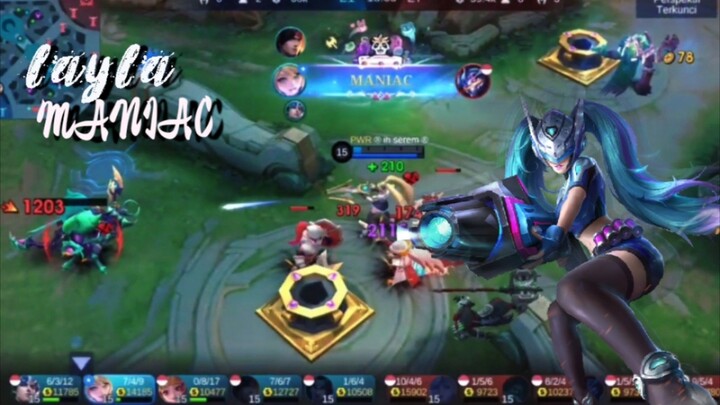 GAME MOBILE LEGENDS Layla [Epic Comeback] New build! Awal bukan lah akhir!!