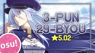 [osu!] ★5.02 86 EIGHTY-SIX OP | 3-pun 29-byou - Hitorie