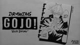 Speed Drawing Anime - Gojo Satoru From Jujutsu Kaisen | YoruArt (Menggambar Anime)