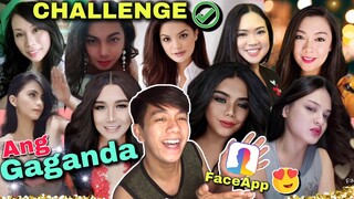 FACEAPP CHALLENGE REACTION 🤷‍♂️👤🙋‍♀️(Facebook Friends EDITION ) | WOW 😱 | ICE IBARRA VLOG