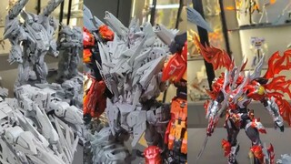 I got all the gray models from the exhibition back~ Come and see the Ultimate Alloy Dragon Warrior, 