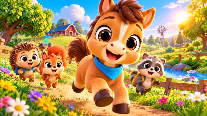 🐴💨 CAVALINHO POCOTÓ! POCOTÓ! POCOTÓ! 🐴🎵 | MÚSICA INFANTIL DIVERTIDA | TURMINHA DO BARULHO 🌈