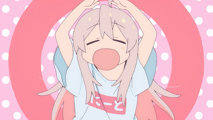 Voice actors from the TV anime "Don't Treat Me as an Enemy, Okay?!" perform the opening dance.