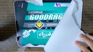 [Phigros] [World First!!] GOODRAGE (IN Lv.15) Hidden Screen Rank φ All Perfect