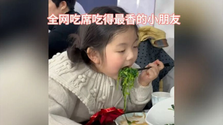 The cutest kid in the entire internet who devours every feast with the most gusto—so adorable and sp