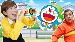 MASUK DUNIA DORAEMON, NOBITA PENGEN KAMERA AJAIB !! Drama Parodi Lucu | CnX Adventurers