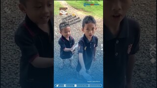 Gemes Banget! Aksi Dua Bocil Sedekah ke Orang Sekitar, Ternyata Pakai Hasil Tabungan