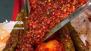 eating spicy