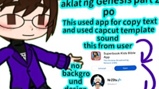 Bible verses tagalog version po aklat ng Genesis