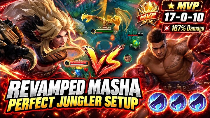 REVAMPED MASHA WITH PERFECT BUILD WILL DOMINATE THE JUNGLE!