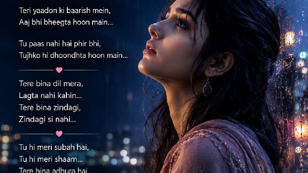 🎵 Tere Bina Dil Mera 💔 | Emotional Hindi AI Song | Noor Melody AI