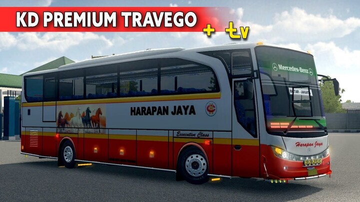 Review Lengkap Kd PREMIUM TRAVEGO Smile Detail !! Free Update Bussid V3.7