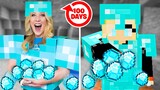 Living Like My MINECRAFT Character for 100 Days! - Challenge