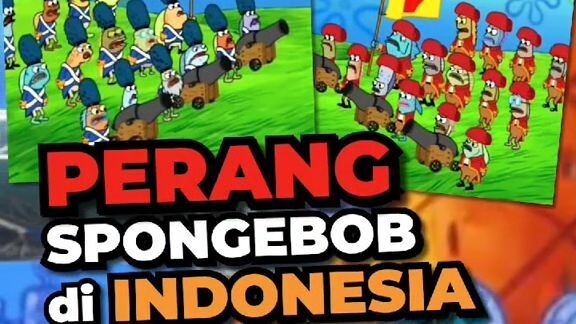 Perang Spongebob Ada di Indonesia 🤔