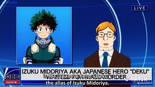 Deku In The News MHA😓😓