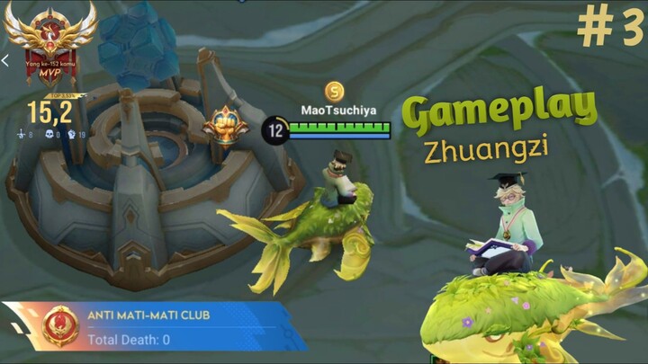 HERO PALING NGESELIN ❗❗|| Honor of Kings Zhuangzi Normal Gameplay  #3