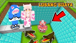 MOMON & ATUN TERJEBAK DI LUBANG BUAYA ft @BANGJBLOX |MINECRAFT