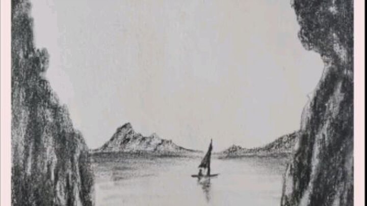 drawing art black and white