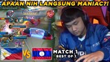 MATCH PEMBUKA SEA GAMES 2023!! PH UDAH KAYA RANKED INI WOY - FILIPINA  vs LAOS