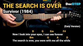 The Search Is Over - Survivor (1984) - Easy Guitar Chords Tutorial with Lyrics Part 2 SHORTS REELS