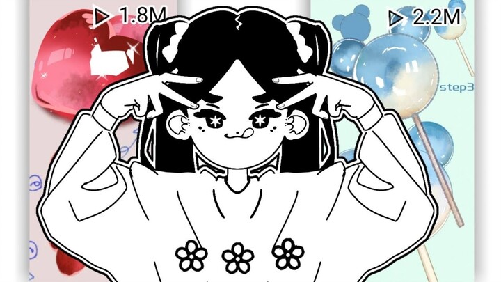 جربت 7 دروس رسم من بينترست ! | I tried 7 Pinterest satisfying tutorial