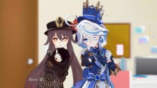 Sparkle - Hutao & Furina [MMD Genshin Impact]