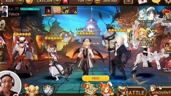 Seven Knights  - เปิด 500 บี้ ผสม 6 ดาว 2 ตัว รับเดือนก.พ.