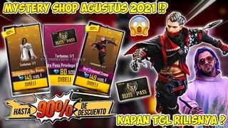 BOCORAN FF !! MYSTERY SHOP BULAN AGUSTUS TERBARU 2021 - GARENA FREE FIRE