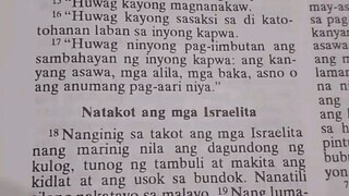 Pang Araw Araw na Talata.               Exodus 20:13-17