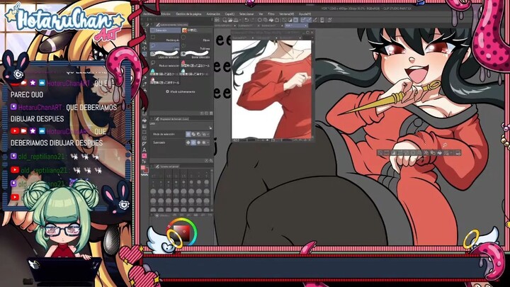 ❤ DRAWING YOR FORGER CHIBI 💕 | SPY x FAMILY | Anime Drawing LIVE HotaruChanART