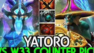 YATORO Phantom Lancer Cancer Carry VS W33 Tryhard Counter Pick Dota 2