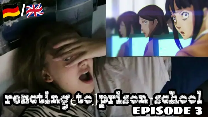 reacting to prison school - episode 3